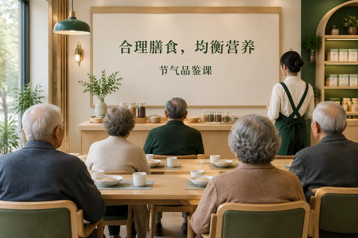 合膳养门店品鉴课堂场景效果图