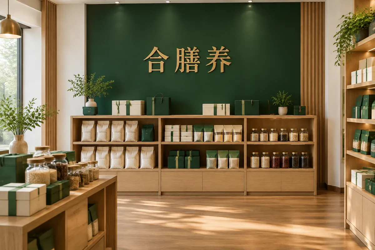 明白选品区货架效果图