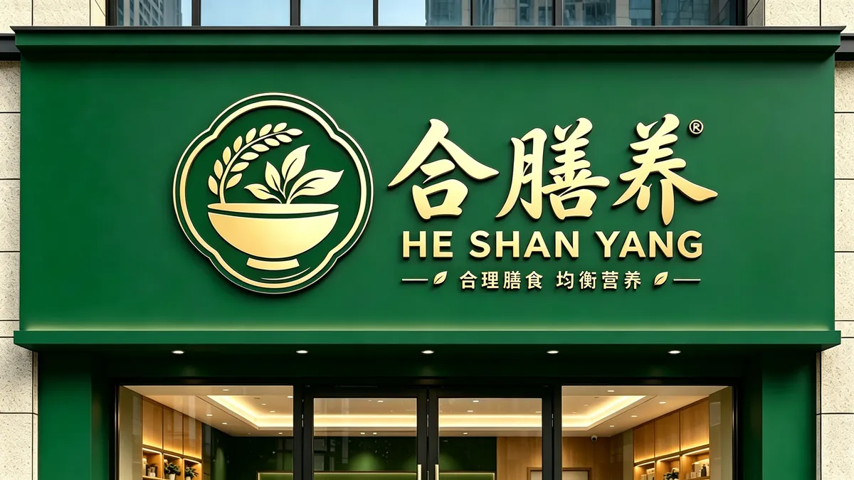 合膳养门店门头效果图